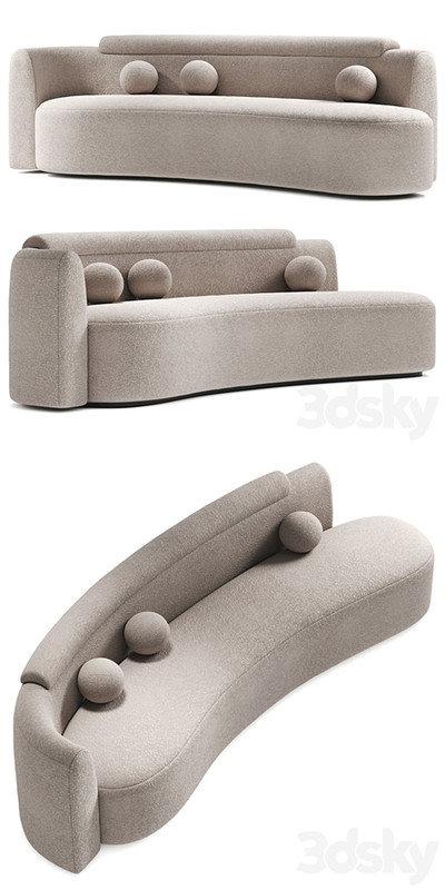 Wave sofa by Daniel Boddam